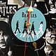 Часы из виниловой пластинки "Beatles 3". Часы из виниловых пластинок. Alexandr Popelnyuk (magiapodarka). Ярмарка Мастеров.  Фото №6