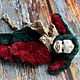 Christmas Rabbit doll Poinsettia. Dolls. Tatyana Kosova (tatyanakosova). My Livemaster. Фото №4