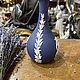 Wedgwood vase, 1980s, rare dark blue (6427). Vintage vases. Ekaterina (antikvar72). Интернет-магазин Ярмарка Мастеров.  Фото №2