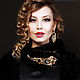 Gorzhetka-collar con piel de visón ' diamante Negro', Boa, St. Petersburg,  Фото №1