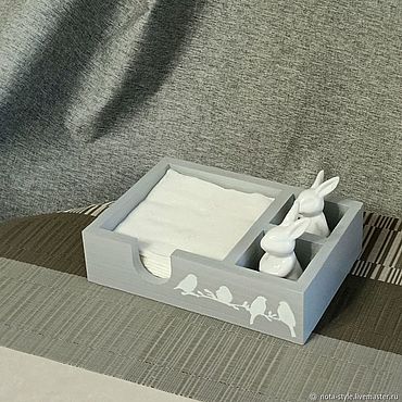 Для дома и интерьера ручной работы. Ярмарка Мастеров - ручная работа Салфетница с отделами для соли и перца, деревянная. Handmade.