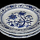 Large table plates 'Blue onion', Kahla, Germany. Vintage plates. Mir Stariny. Online shopping on My Livemaster.  Фото №2