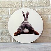 Сувениры и подарки handmade. Livemaster - original item Year of the Rabbit, Kitchen Board, New Year`s Gift 2023. Handmade.
