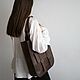 Сумка кожаная женская коричневая. Классическая сумка. Migoto_bags. Ярмарка Мастеров.  Фото №5