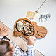 Детская тарелка "Бегемот" 15х25, Детская посуда, Великий Новгород,  Фото №1