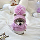 Raccoon knitted in a hat. Stuffed Toys. fesartdecor (fesartdecor). Online shopping on My Livemaster.  Фото №2