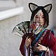 Сэтору, кумихо лис-оборотень. Интерьерная кукла. Шишкина Нина / irni_dolls. Ярмарка Мастеров.  Фото №12