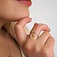 Разъемное кольцо Эффект бабочки. Кольца. Quadrojewelry. Интернет-магазин Ярмарка Мастеров.  Фото №2
