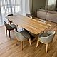 Dining table with solid oak top 'Status'. Tables. uloft. Online shopping on My Livemaster.  Фото №2