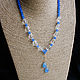 Necklace with rock crystal and chalcedony, Necklace, Moscow,  Фото №1