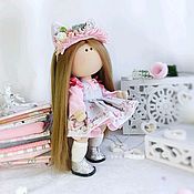 Тыквоголовка Текстильная кукла Подарок для девочки на 14 февраля