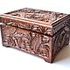 Caskets: wooden carved casket, Box, Moscow,  Фото №1