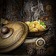 Wooden dish with a lid made of natural Siberian cedar. K44, Jars, Novokuznetsk,  Фото №1