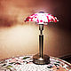 Lamp with a canopy of glass fusing. Lampshades. ArtSmiL home decor (Anna). Online shopping on My Livemaster.  Фото №2