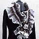 Felted turtleneck with flower brooch. Boa. zavAlenka. Online shopping on My Livemaster.  Фото №2