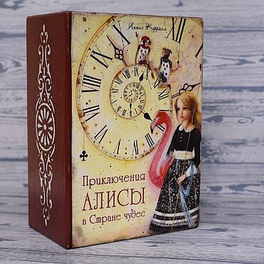 Канцелярские товары ручной работы. Ярмарка Мастеров - ручная работа Карандашница "Алиса". Handmade.