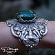 Bracelet silver For Inna, green Chrysoprase, emerald. Bead bracelet. Shard Noir - handmade jewelry. My Livemaster. Фото №5