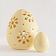 Керамическое яйцо (светло-желтое). Пасхальные яйца. Hill & Mill. Ярмарка Мастеров.  Фото №5
