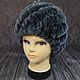 Order Fur hat model ' Mimosa'. kupimeh. Livemaster. . Caps Фото №3