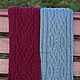 Шарф, кашне "Две дороги" (бэби альпака с шелком). Шарфы. IRINA GRUDKINA Handmade Knitwear. Ярмарка Мастеров.  Фото №5