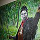 Фосфорный пейзаж  "Барон Самеди" Néhémy Pierre-Dahomey. Картины. ART: Vera Lee Raven. Интернет-магазин Ярмарка Мастеров.  Фото №2
