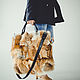 Fox Fur Tote Bag, Classic Bag, Moscow,  Фото №1