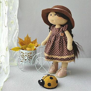 Куклы и игрушки ручной работы. Ярмарка Мастеров - ручная работа Вязаная кукла Катрин. Handmade.