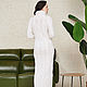Order White Knitted Long Dress. SHAPAR - knitting clothes. Livemaster. . Dresses Фото №3