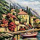 Oil painting 'Italy. Sunny day. Portofino ' landscape. Pictures. HappyFingers Movie store (happyfingers). Online shopping on My Livemaster.  Фото №2