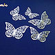 Fairy-shop, 3D бабочки пластиковые с двусторонним скотчем. Бабочки на стену. Скрапбукинг. Бабочки для творчества. Бабочки для интерьера. Декоративные бабочки. Ярмарка мастеров. Бабочки.