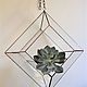 Order The Floriana. Suspension form for Floriana - three-dimensional rhombus. Glass Flowers. Livemaster. . Pendants for pots Фото №3