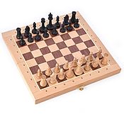 Активный отдых и развлечения handmade. Livemaster - original item Folding chess 