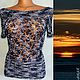 Pullover 'Evening sunset', Pullover Sweaters, Ufa,  Фото №1
