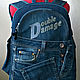 Рюкзак мужской джинсовый "Double Damage", Мужской рюкзак, Кострома,  Фото №1