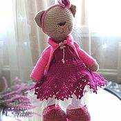 Куклы и игрушки handmade. Livemaster - original item Knitted cat in clothes. Handmade.
