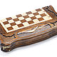 Chess backgammon carved 'Free Mountains' 50, Harutyunyan. Chess. H-Present more, than a gift!. My Livemaster. Фото №4