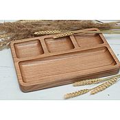 Посуда handmade. Livemaster - original item Tray menazhnitsa wooden ash. Handmade.