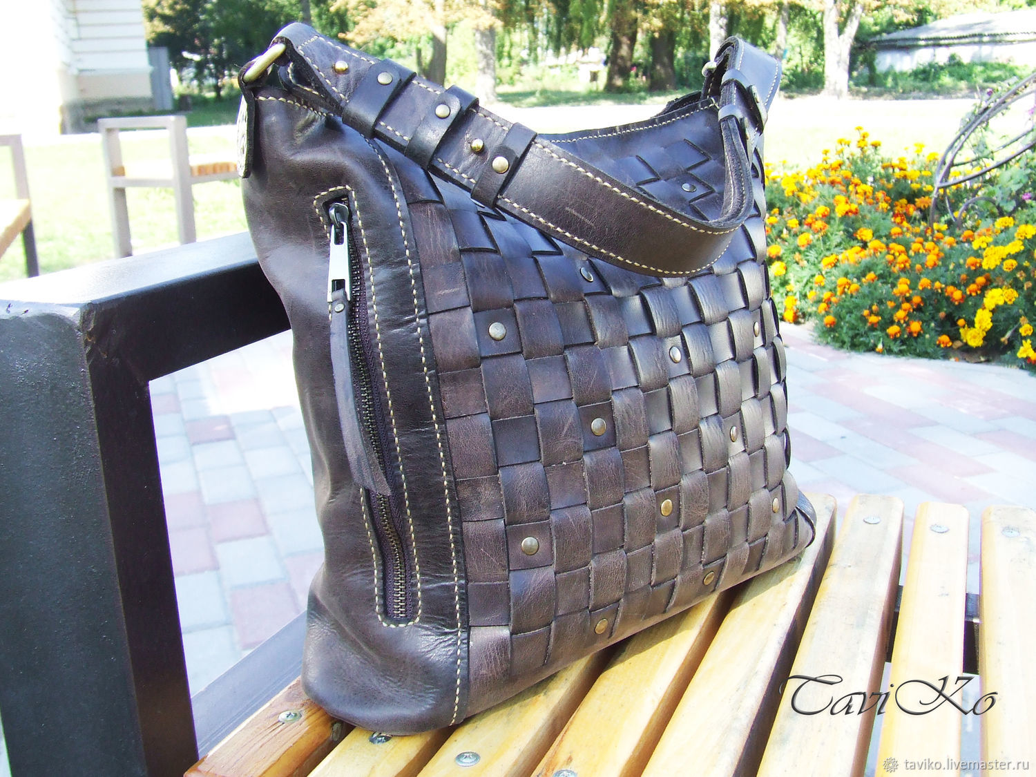 Copy Of Bag Leather Crazy Horse Casual Online On Handbags Handmade Livemaster Copy Of Bag Leather Crazy Horse