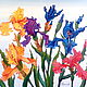 Iris -the colors of the rainbow oil Painting

