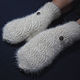 Women's knitted mittens-transformers. Mittens. Warm Yarn. Online shopping on My Livemaster.  Фото №2