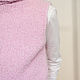 Розовый жилет (безрукавка) вязаный для девочки с высоким воротом. Жилет. VA kids knitwear. Ярмарка Мастеров.  Фото №4