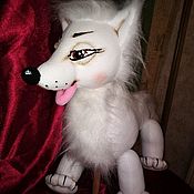 Куклы и игрушки handmade. Livemaster - original item Fox. Polar Fox. Puppets on the ensemble.. Handmade.