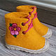 The shoes felt 'carefree childhood..'. Footwear for childrens. Julia Vilkova. Online shopping on My Livemaster.  Фото №2