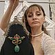 Клатч на фермуаре с бахромой "Змейка". Сумка с фермуаром. ALMA  KATRIN. Интернет-магазин Ярмарка Мастеров.  Фото №2
