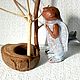 Заказать Керамическая статуэтка. Глазури. Поющий Алконост. Наталия Мисюра. Ярмарка Мастеров. . Статуэтки Фото №3