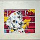 Paintings:Dalmatian artist. Embroidered cross pattern. Pictures. vologdaAlla. Ярмарка Мастеров.  Фото №4
