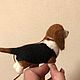 Бассет хаунд мини. Войлочная игрушка. Чудо на ладони (chudo-na-ladony). Ярмарка Мастеров.  Фото №5