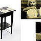 pictures on wooden surfaces. Tables. experimental black and white arty. Online shopping on My Livemaster.  Фото №2