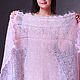 Pink down scarf. Shawls1. Dom-puha (dom-puha). Online shopping on My Livemaster.  Фото №2