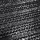Пайетки черные на кружевной сетке, Ткани, Москва,  Фото №1